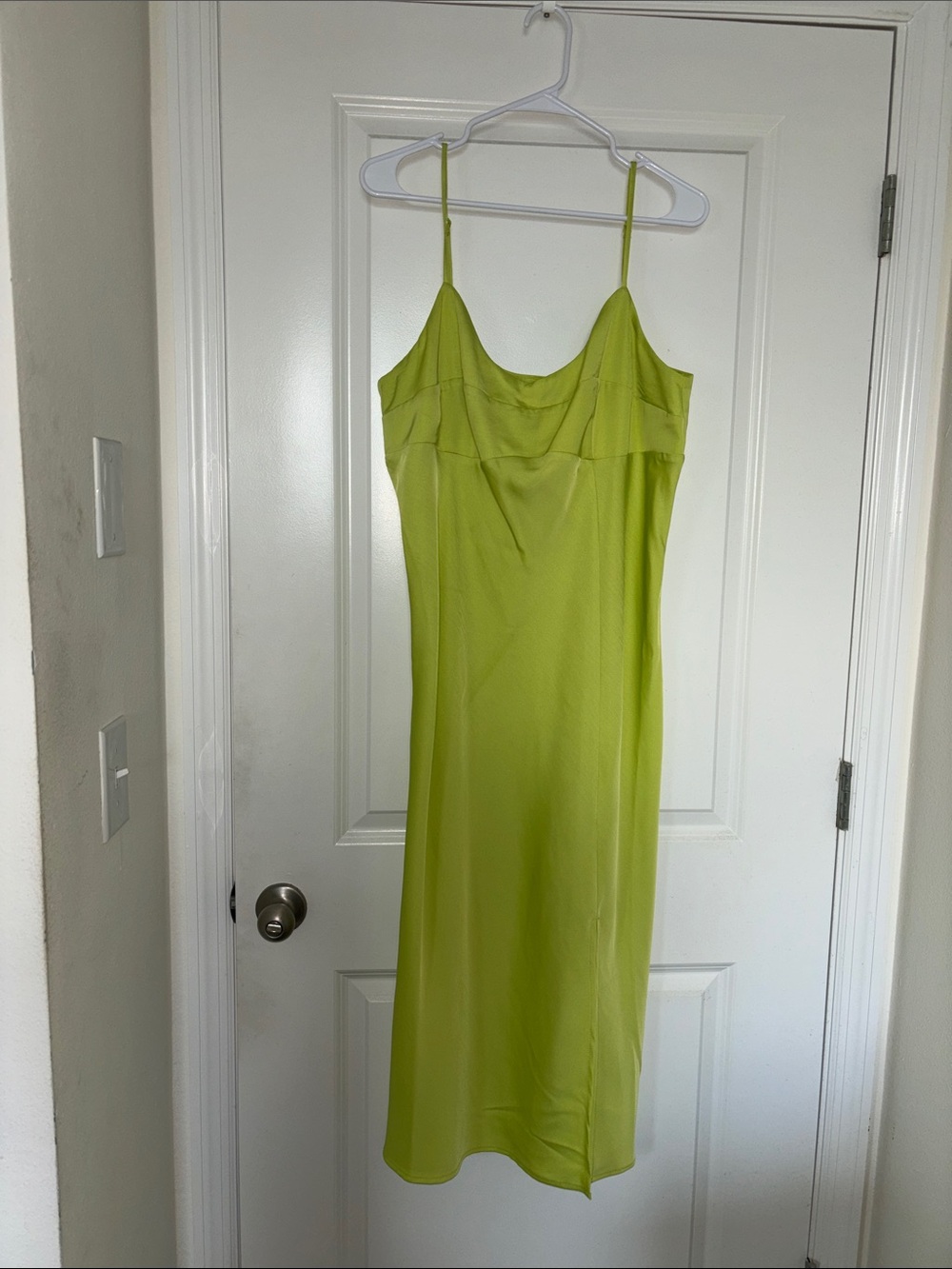 a new day Lime Green Maxi Slip Dress